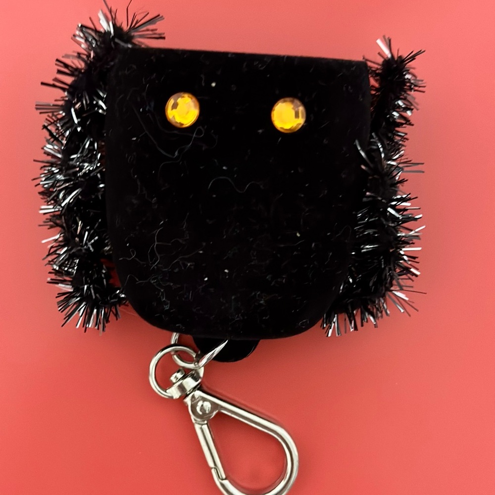 Bath & Body Works Halloween bat hand sanitizer holder keychain